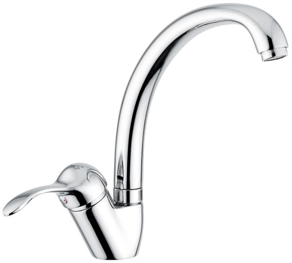 Смеситель Melody для кухни высокий, цвет хром