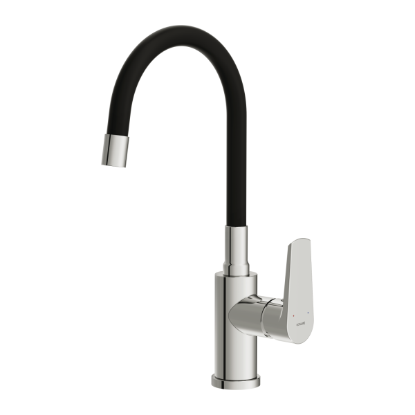 Смеситель для кухни Cersanit MODUO однорычажный с гибким изливом хром (64842)