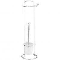 Стойка с бумагодержателем и ершиком, напольная Corsa