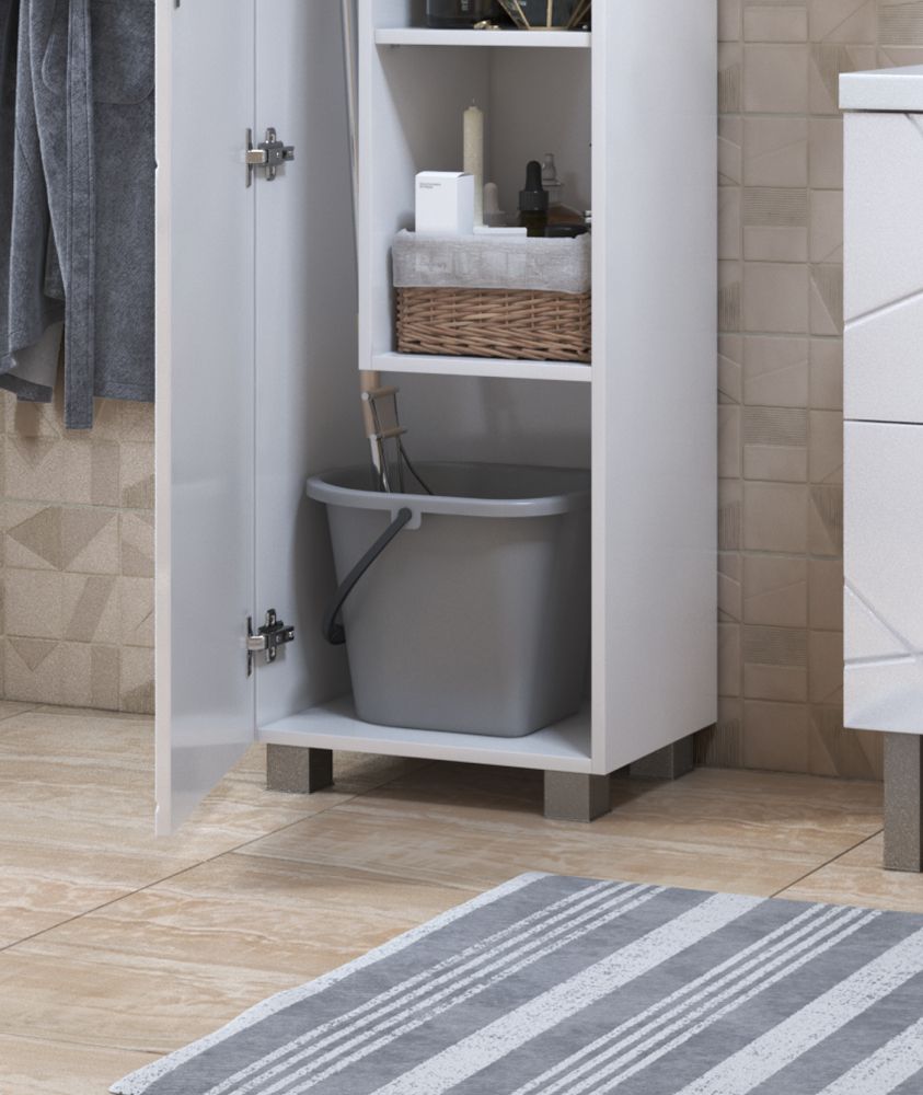 Пенал (45см) VIGO Geometry pn.GEO.45, белый, артикул pn.GEO.45