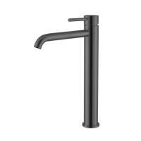 Newform X-STEEL 316 Смеситель для раковины на 1 отверстие, высокий, без донного клапана, излив 190мм, цвет: PVD Brushed gun metal Newform X-STEEL 316 Смеситель для раковины на 1 отверстие, высокий, без донного клапана, излив 190мм, цвет: PVD Brushed gun metal
