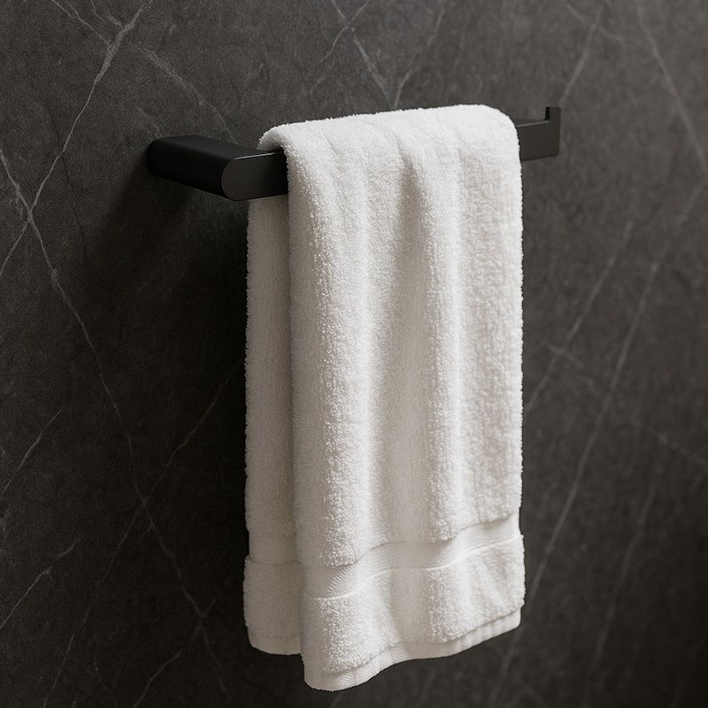 Полотенцедержатель Knotlor TH102BL, черный
