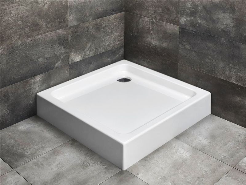 Акриловый поддон для душа Radaway Siros C Compact 90x90x17 белый