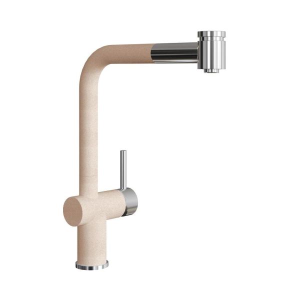 Смеситель для кухни с выдвижным изливом Florentina ПАЛЕРМО 317.08H.1223.104, бежевый