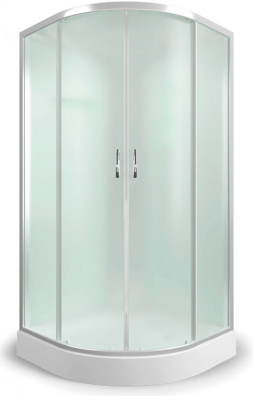 Душевая кабина Erlit Comfort ER3508P 80x80 задняя стенка Белая стекло матовое Душевая кабина Erlit Comfort ER3508P 80x80 задняя стенка Белая стекло матовое