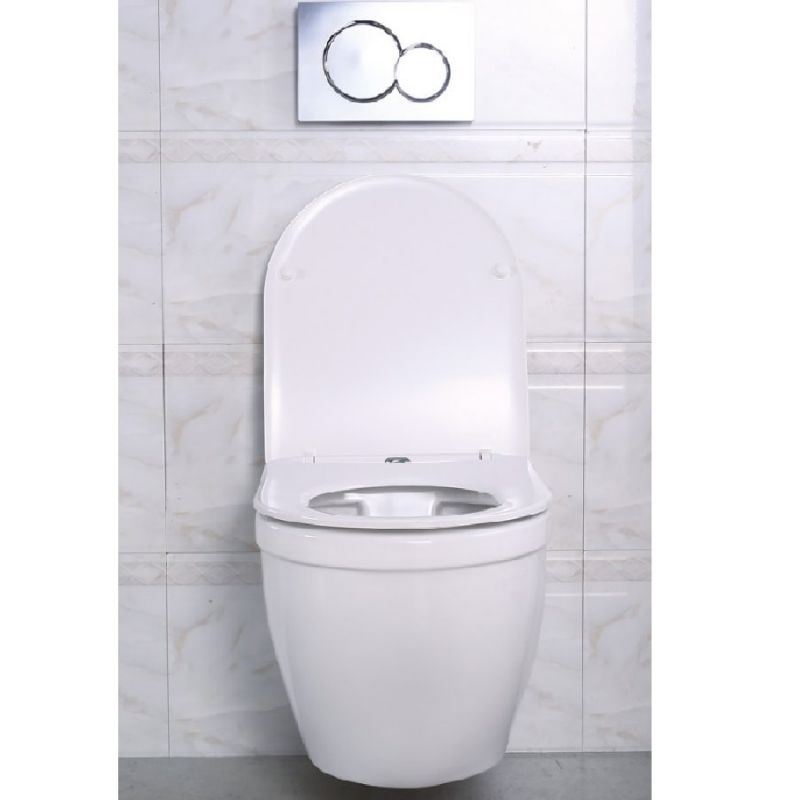 Унитаз BelBagno Loto BB070CHR подвесной без сиденья