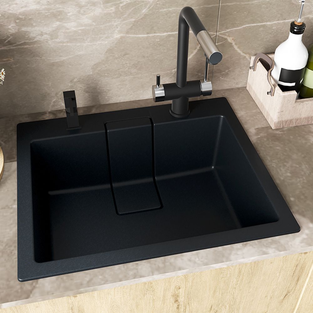 Кухонная мойка Florentina РИВЬЕРА 20.490.D0600.202, черный, артикул 20.490.D0600.202