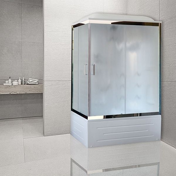 Душевая кабина Royal Bath BP 100х80 RB8100BP2-M-CH-R с гидромассажем стекло матовое задняя стенка Белая Душевая кабина Royal Bath BP 100х80 RB8100BP2-M-CH-R с гидромассажем стекло матовое задняя стенка Белая
