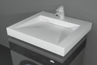 Раковина над стиральной машиной Берта 60х55 с кронштейнами Раковина над стиральной машиной Берта 60х55 с кронштейнами