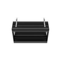 GESSI BINARIO Профиль линейный 670 мм., для 3 модулей, установка Shift-Fix, цвет Black XL