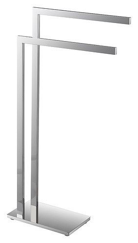 Стойка Beta с двойным держателем для полотенец 150x800x400мм, хром
