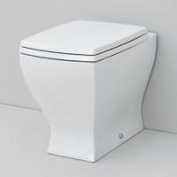 Artceram JAZZ Унитаз приставной слив универсальный  54*36см c креплением, цвет белый матовый