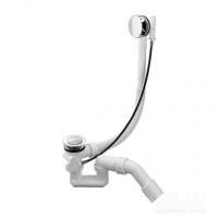 Слив-перелив п/автомат WIRQUIN для ванны с внешним кабелем L=700 мм регулируем.сифоном, вентиль и клапан латунь, с гофротрубой, хром Слив-перелив п/автомат WIRQUIN для ванны с внешним кабелем L=700 мм регулируем.сифоном, вентиль и клапан латунь, с гофротрубой, хром