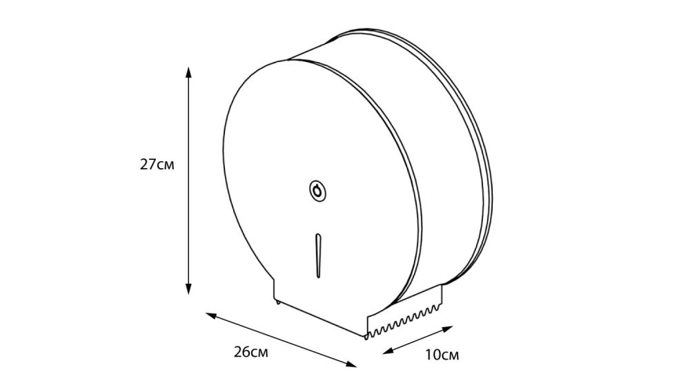 Держатель для туалетной бумаги FIXSEN HOTEL FX-31010C, хром, артикул FX-31010C