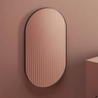 Artceram Б/С Зеркала Зеркало Arco 50х90 см в металлической раме, цвет moka