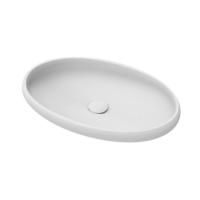 MOMA RUBY Раковина 600х400 мм., для установки на столешницу, с донным клапаном, цвет белый матовый MOMA RUBY Раковина 600х400 мм., для установки на столешницу, с донным клапаном, цвет белый матовый