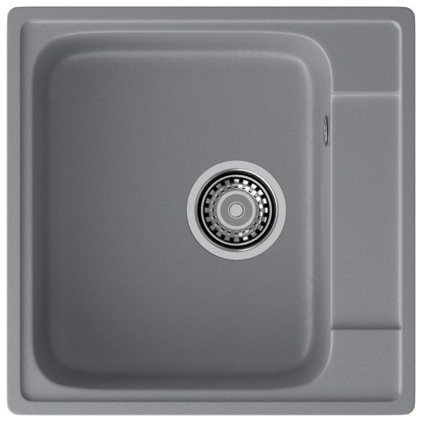 Кухонная мойка GranFest QUARZ 48, темно-серый