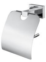 Держатель для туалетной бумаги с крышкой WONZON & WOGHAND FLAT, Хром (WW-9726)
