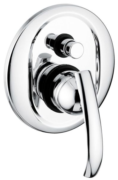 Внутристенный смеситель Dakota на 2 выхода, цвет хром