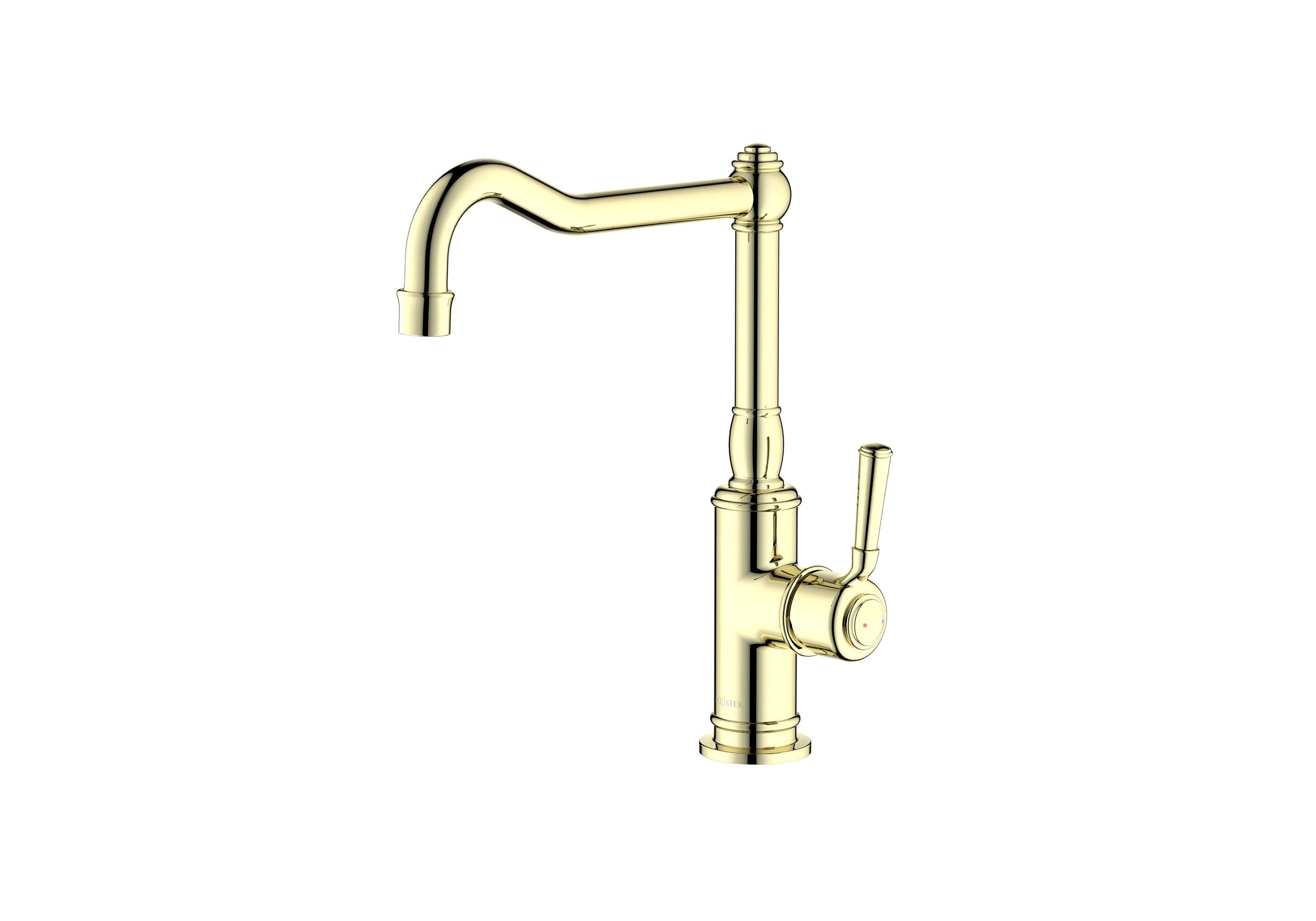 Смеситель для кухни AQUATEK, полир. золото AQ1580PG КЛАССИК Смеситель для кухни AQUATEK, полир. золото AQ1580PG КЛАССИК