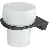 Стакан для зубных щеток WasserKRAFT Wiese K-8928 Оружейная сталь