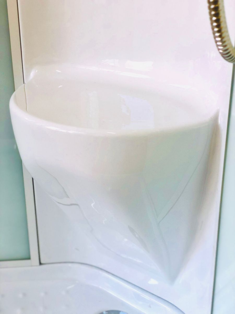 Душевая кабина Royal Bath  RB 100HK6-WT-CH (белое/прозрачное), артикул RB100HK6-WT-CH