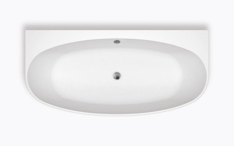 Акриловая ванна без перелива BELBAGNO BB83-1700-W0