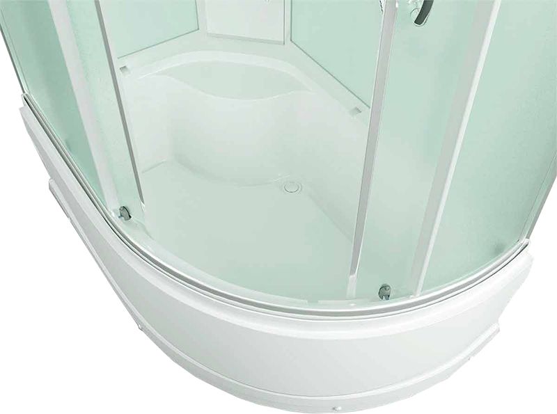 Душевая кабина Erlit Comfort ER4512TPL 120x80 с гидромассажем Задняя стенка белая дверцы матовые Душевая кабина Erlit Comfort ER4512TPL 120x80 с гидромассажем Задняя стенка белая дверцы матовые