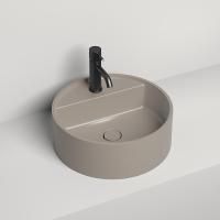 Salini ARMONIA TOP 202 Раковина на столешницу 450х450х116мм, с отв.под смеситель, мат-л: S-Stone, матовый, RAL7006 Salini ARMONIA TOP 202 Раковина на столешницу 450х450х116мм, с отв.под смеситель, мат-л: S-Stone, матовый, RAL7006
