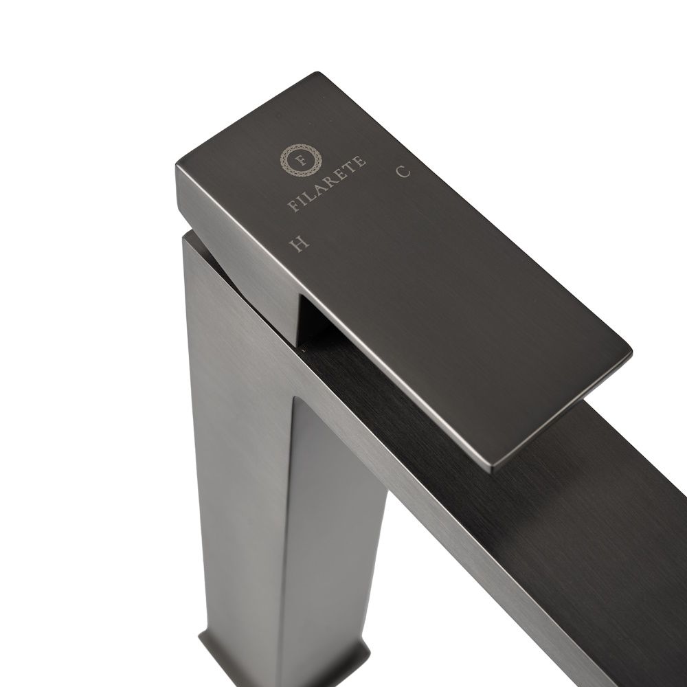 Смеситель для раковины высокий FILARETE Fing FL6040BG, графит
