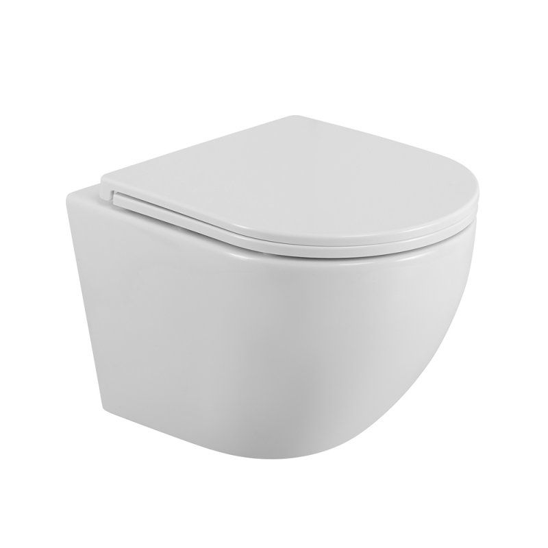 Комплект 3 в 1 Унитаз подвесной с сиденьем BelBagno UNO BB3105CHR/SC + Система инсталляции для унитазов BelBagno BB002-80  с кнопкой смыва BB014-SR-BI, артикул BB3105CHR/SC/BB002-80/BB014-SR-BIANCO