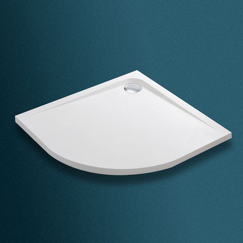 Душевой поддон из искусственного камня Vincea VST-2SQ9090MW 90х90 Белый матовый без сифона