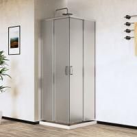 Душевые уголки Vincea Душевой уголок City VSS-5CT800MT, 800*800, хром, стекло текстурное,