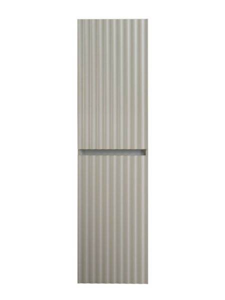 ELEGANT Пенал настенный, подвесной, Светло-серый матовый AM-ELEGANT-1500-2А-SO-GCM-LED