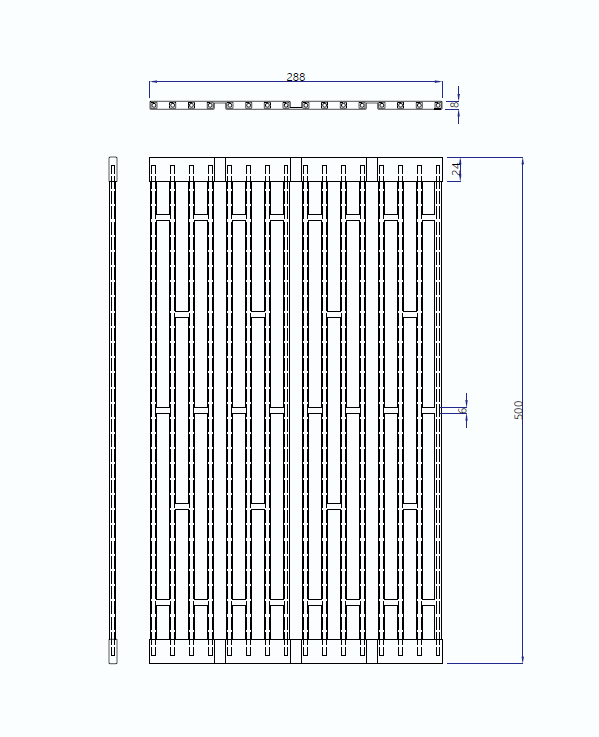 Rivelato Ролл-мат  силиконовый черный  500 х 288 мм, арт.