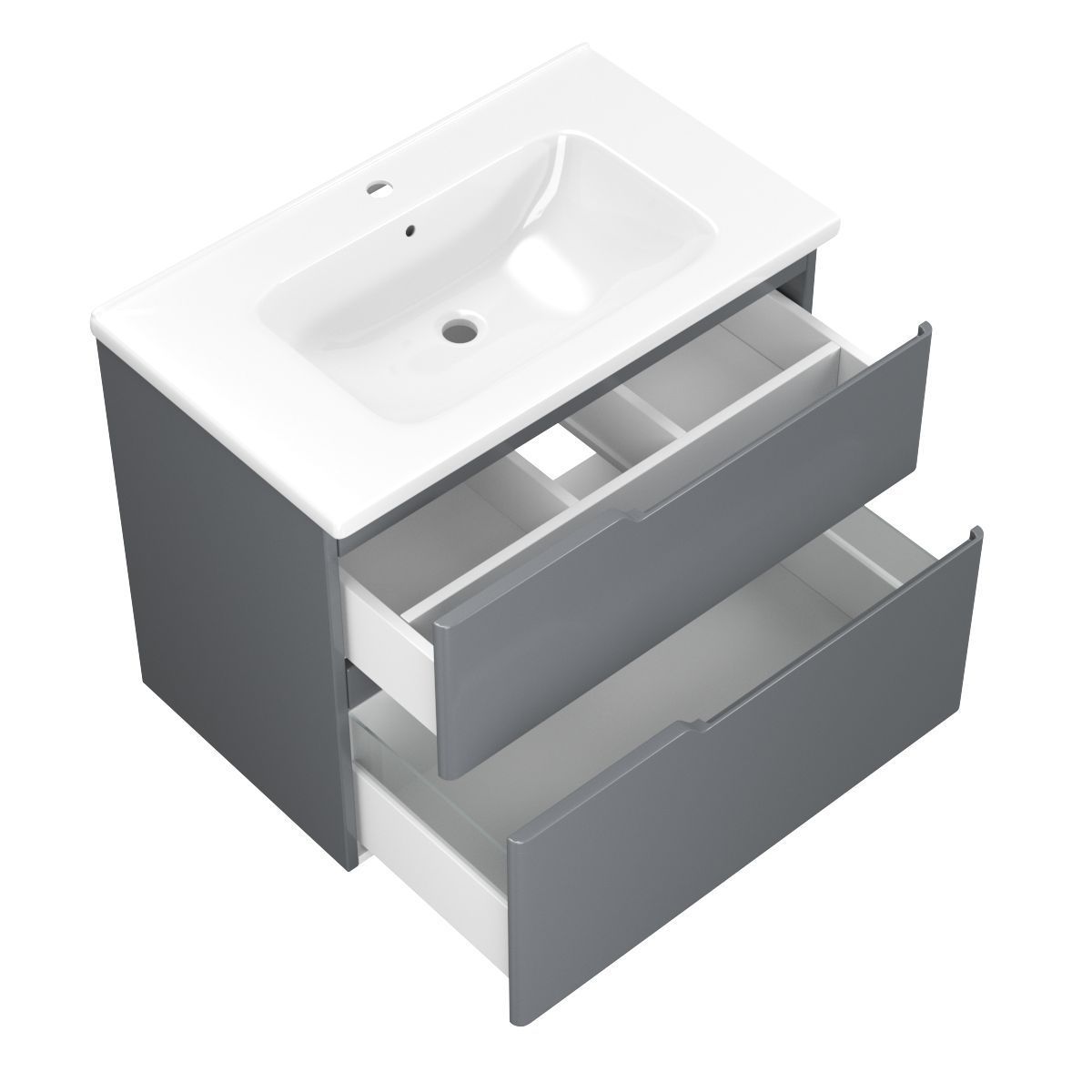 Тумба Hella stor 80, серый лак