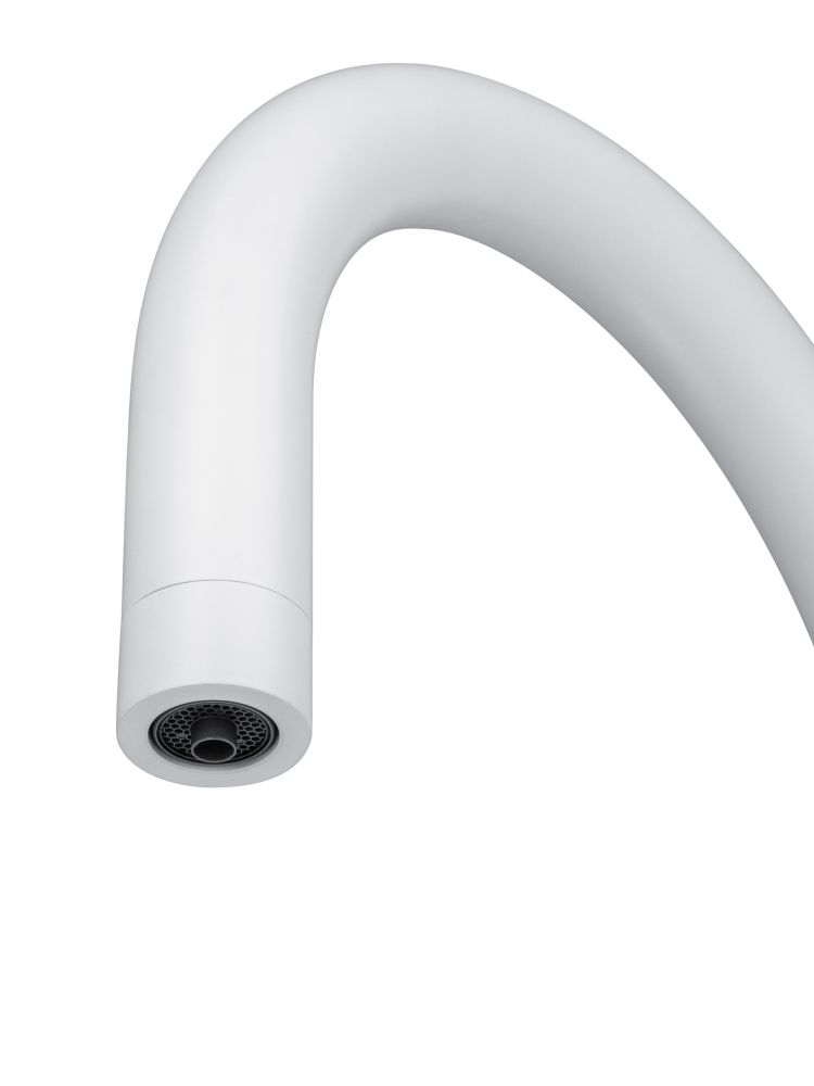 Смеситель для кухни c подключением фильтра WONZON & WOGHAND, Белый матовый (WW-3211-MW)