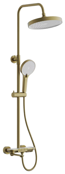 Душевая система BELZ B25713-5, брашированное золото