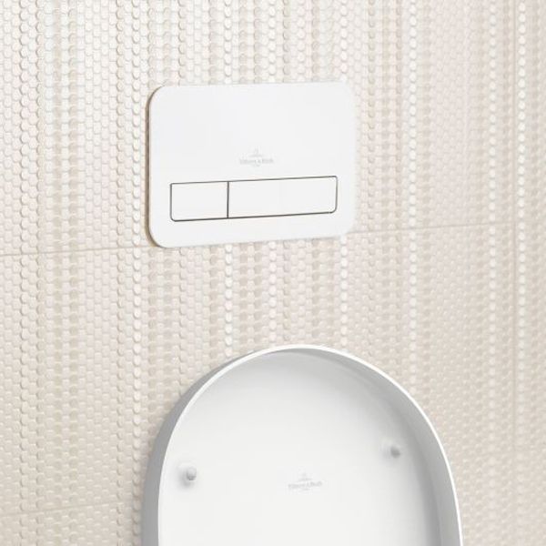Клавиша смыва, Villeroy&Boch, ViConnect, назначение-для унитаза, ширина, мм-253, глубина, мм-10, высота, мм-145, тип смыва-двойной, тип управления-механический, материал-композиционный материал, цвет-хром Клавиша смыва, Villeroy&Boch, ViConnect, назначение-для унитаза, ширина, мм-253, глубина, мм-10, высота, мм-145, тип смыва-двойной, тип управления-механический, материал-композиционный материал, цвет-хром