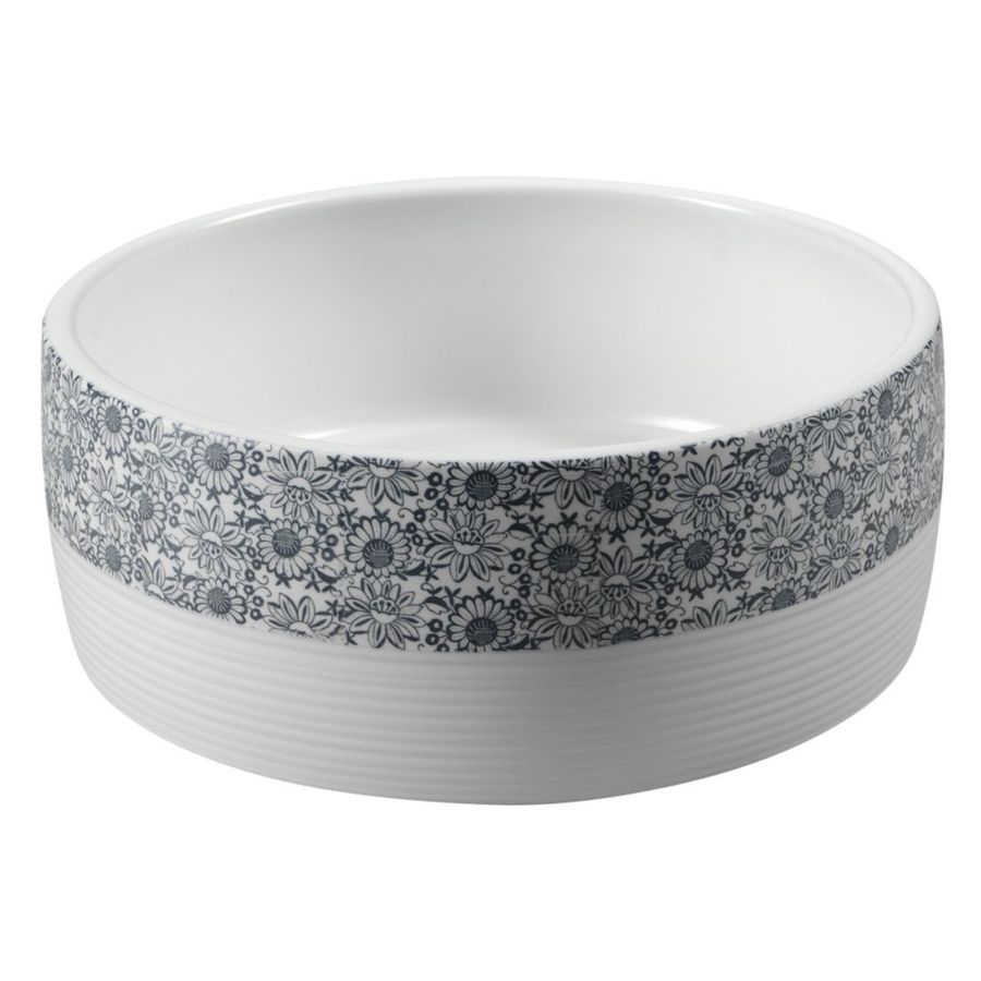 Керамическая раковина-чаша QUEEN PRIORI на столешницу, d41 см, высота 15 см, белый/синий, Sapho Керамическая раковина-чаша QUEEN PRIORI на столешницу, d41 см, высота 15 см, белый/синий, Sapho