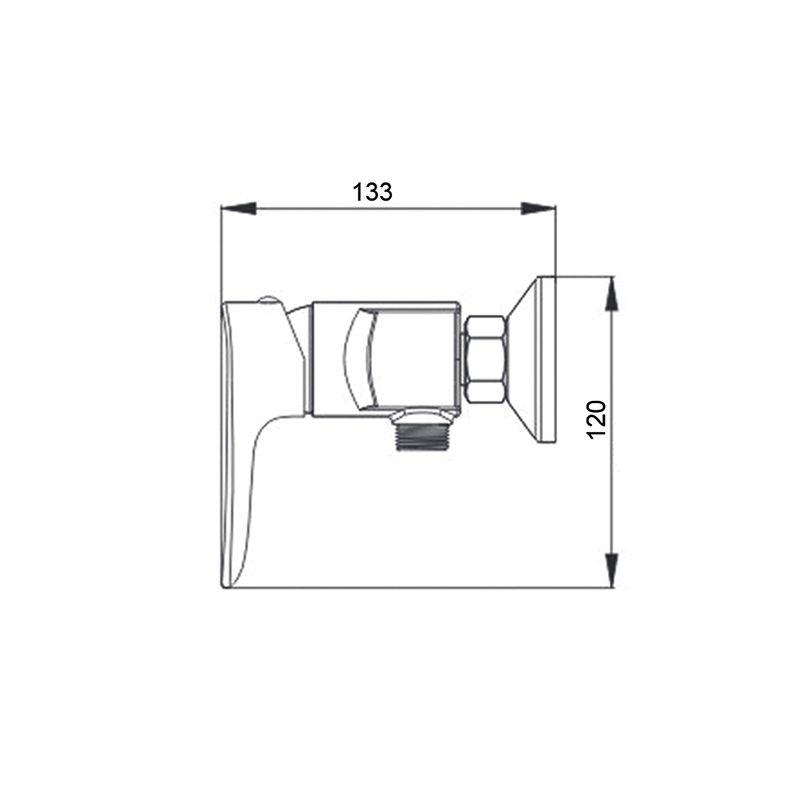 Смеситель для душа Raiber Nova R2501