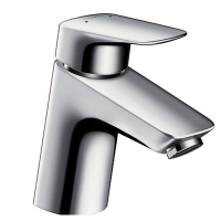Смеситель для раковины, Hansgrohe, Logis, тип открывания воды-однорычажный, тип регулирования воды-керамический узел смешивания, тип установки-на раковину, отверстия для монтажа-1, высота, мм-138, вынос излива, мм-107, цвет-хром Смеситель для раковины, Hansgrohe, Logis, тип открывания воды-однорычажный, тип регулирования воды-керамический узел смешивания, тип установки-на раковину, отверстия для монтажа-1, высота, мм-138, вынос излива, мм-107, цвет-хром