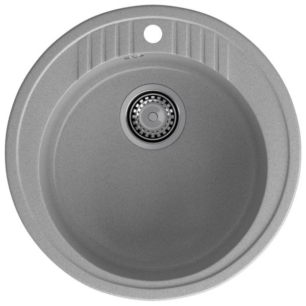 Кухонная мойка GranFest RONDO 520, серый