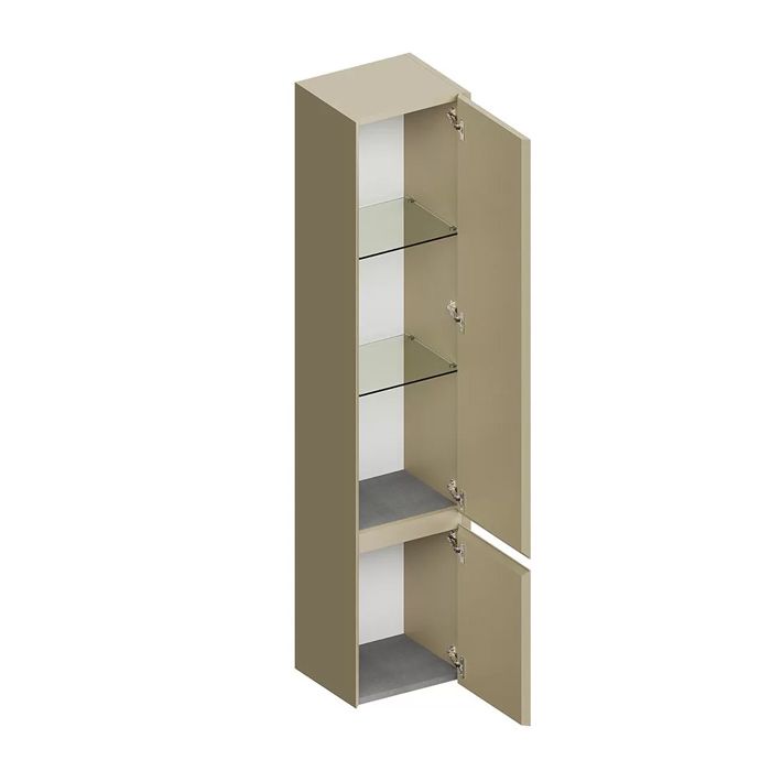 Пенал CUBO подвесной правый 165, лимо матовый