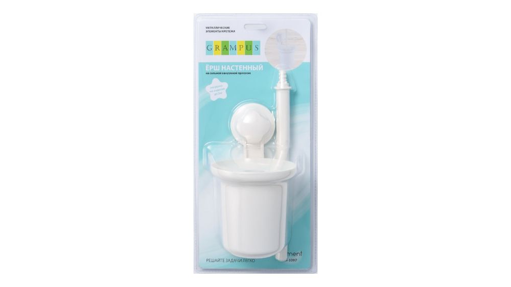 Ерш на стену Grampus Element, GR-3397 , белый, артикул GR-3397