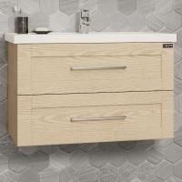 Тумба для умыв. "Венера 80" дуб бежевый, подвес. (ум Фостер 80)