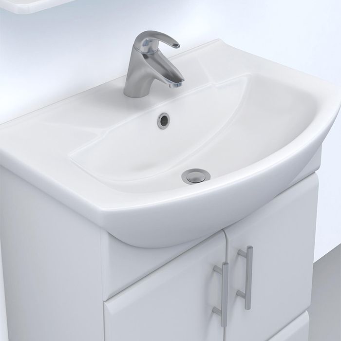 Тумба под раковину Vigo Vito 65 V-1-650(Элеганс) Белая