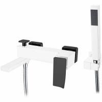 Смеситель для ванны Boheme Q 143-WB.2 Белый Черный