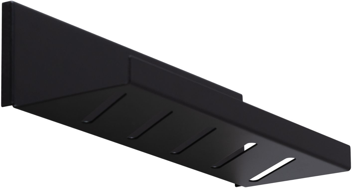 Полка Aquanet Магнум 30x8 черная матовая, открытая Полка Aquanet Магнум 30x8 черная матовая, открытая
