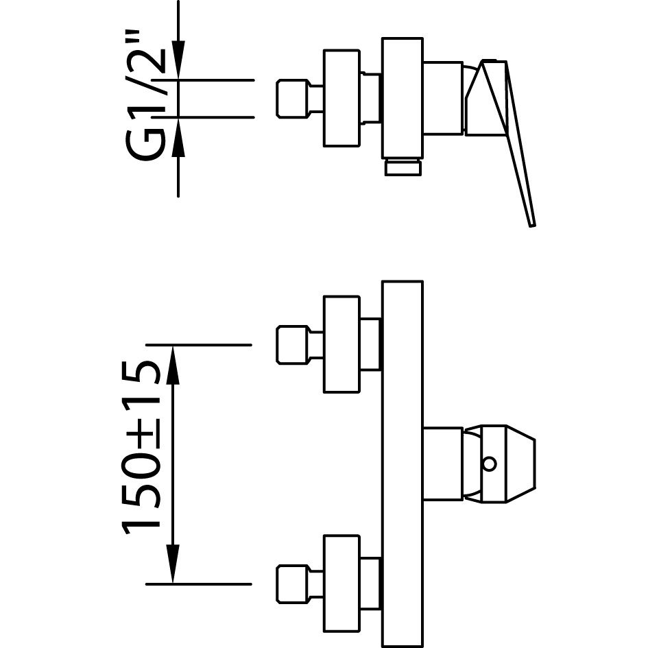 Смеситель Clever Ventu 99437 для душа, артикул 99437
